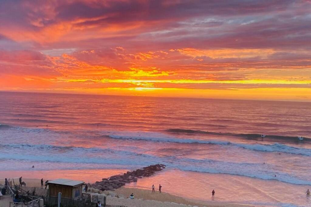 1Ere Ligne, Dernier Etage, Vue A 180° Sur L'Ocean, Lacanau, Plage Centrale Exteriör bild